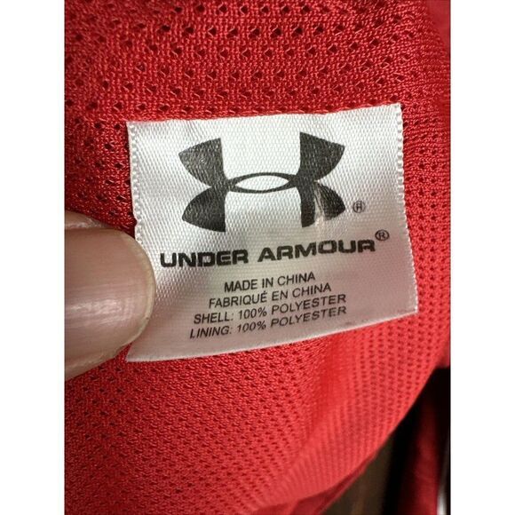 Texas Tech Red Raiders Under Armour Full Zip-Up Jacket Red Men’s XL NCAA 2008 - Picture 7 of 9